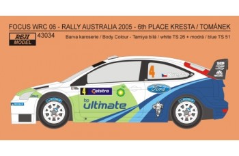 Decal - Ford Focus WRC 06 - Rally Australia 2005